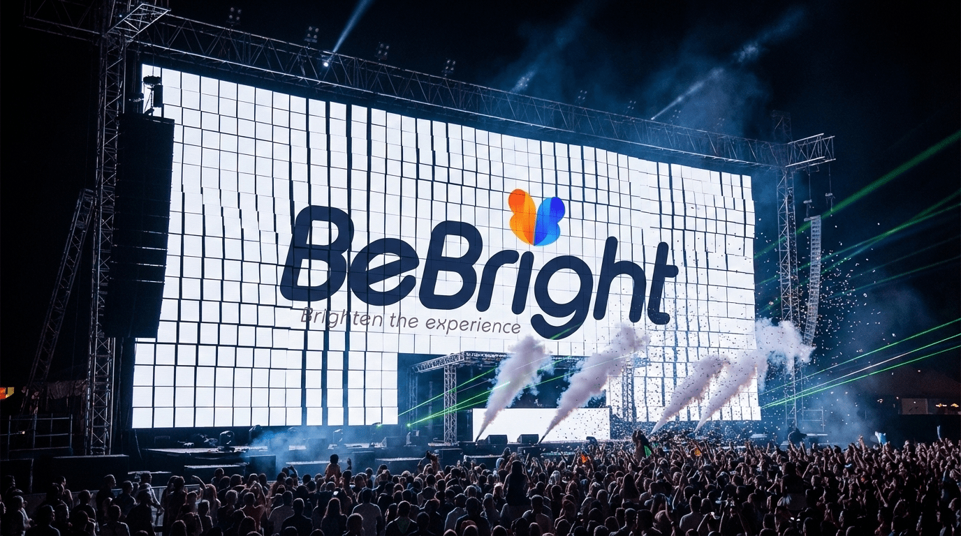 kinetic led screen bebright