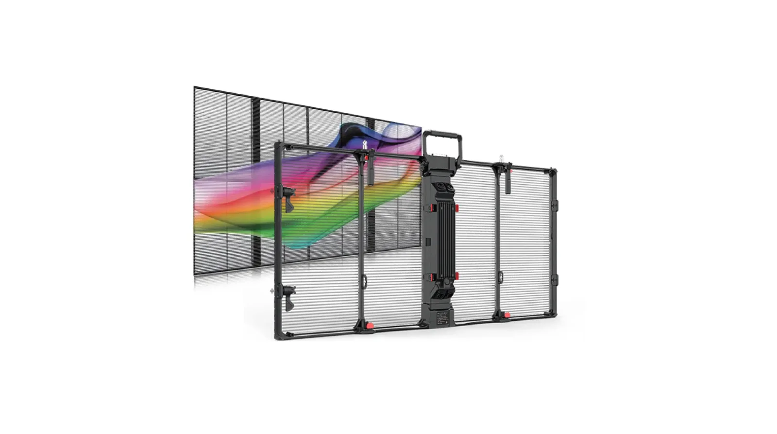 Outdoor LED mesh screen video