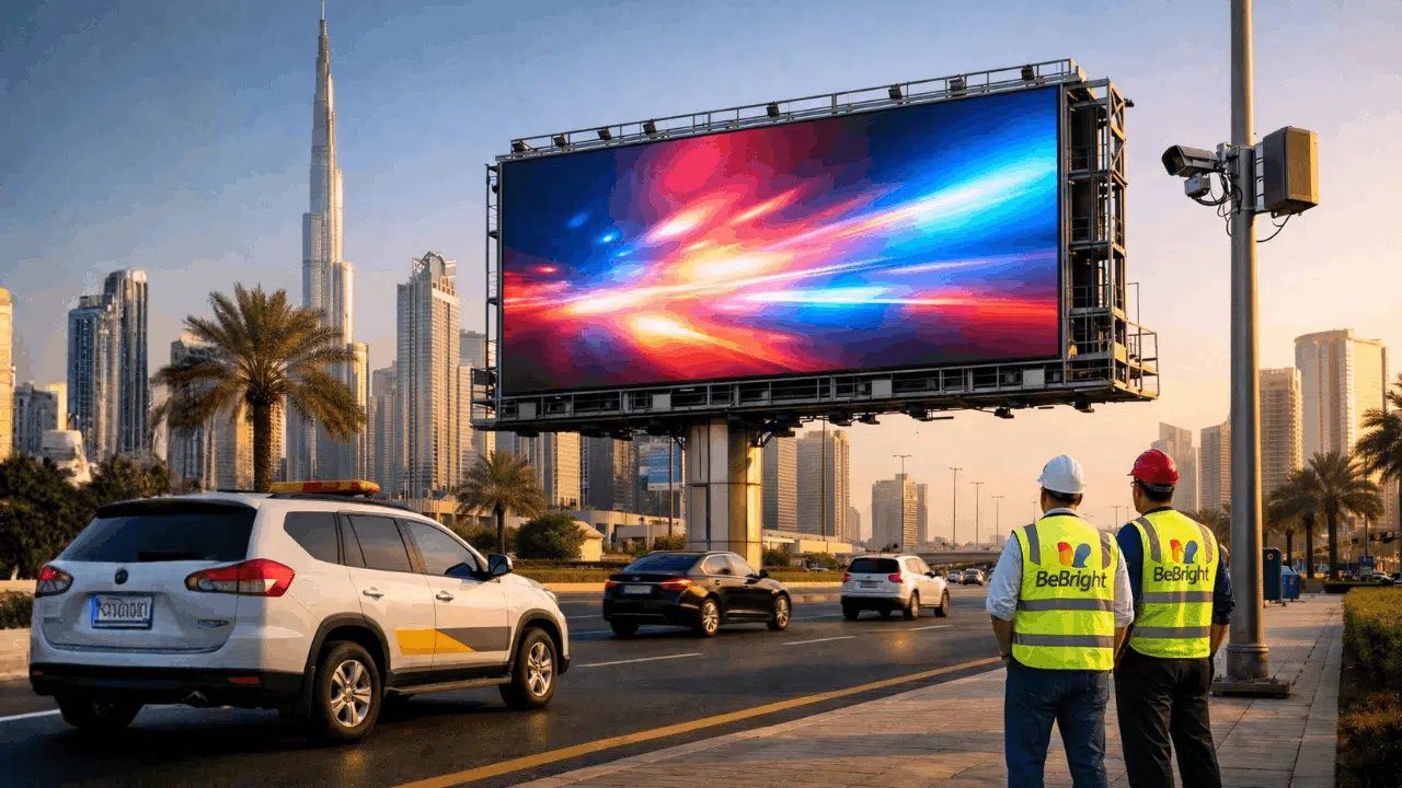 Outdoor LED Screen Permit Dubai