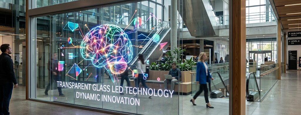 Transparent Glass LED Screen UAE