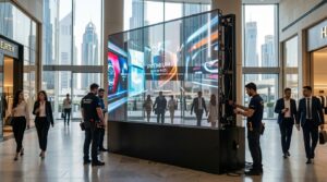 Transparent LED Screen Installat 202606301053 Removed