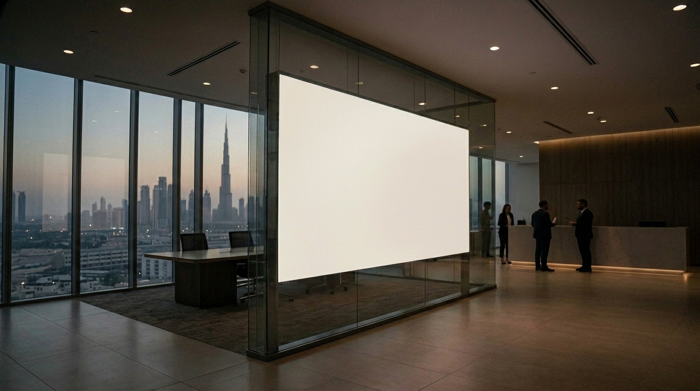 transparent LED screen installation services