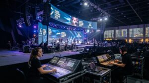 audiovisual installation for convention center in dubai