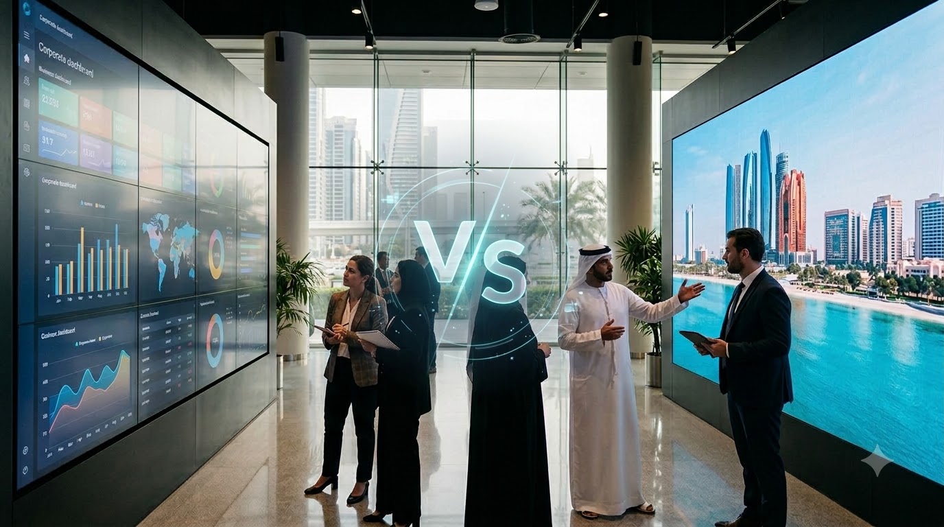 led v/s lcd video wall